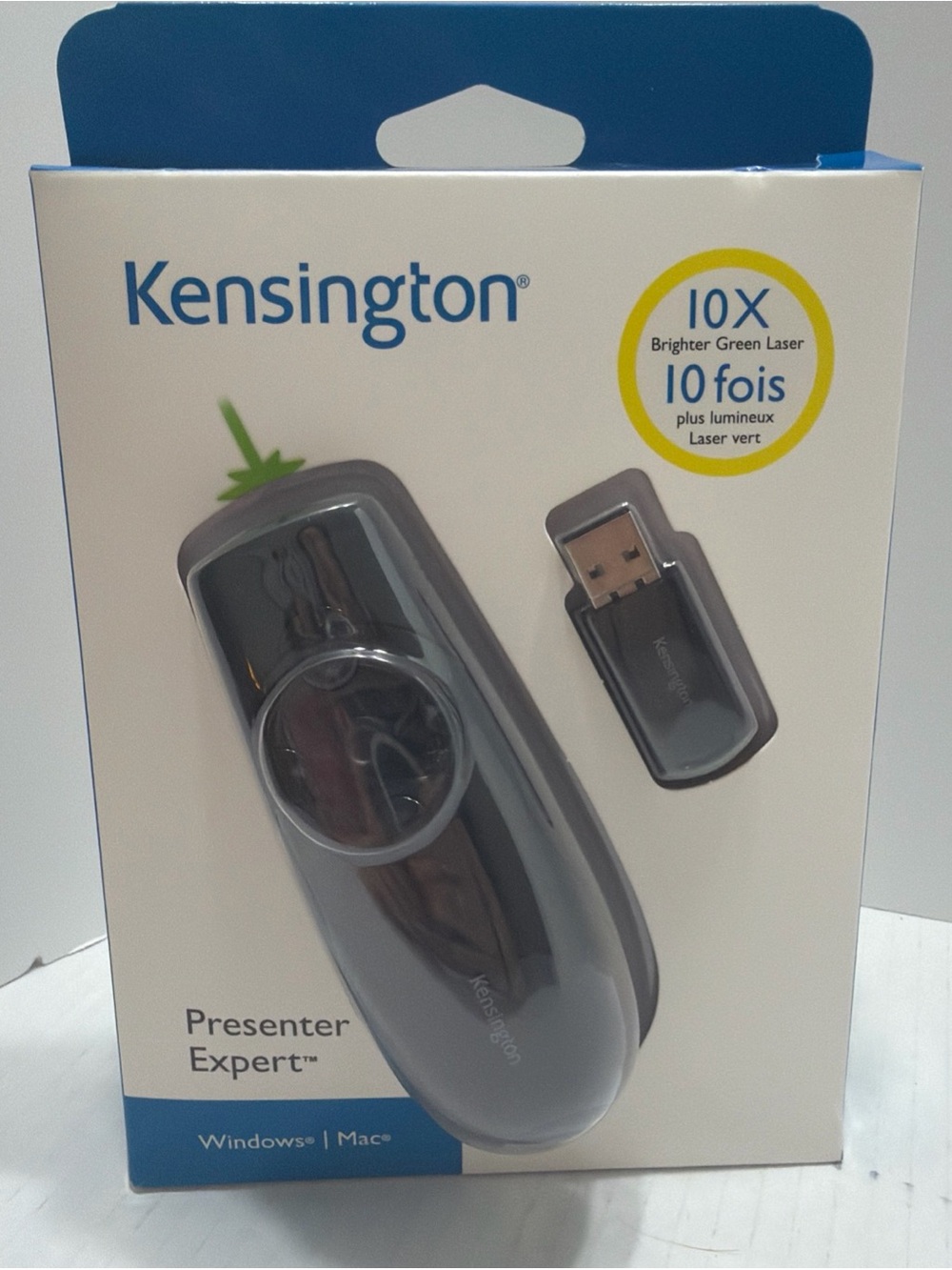 Kensington Black Presenter Expert Wireless Green Laser Pointer
